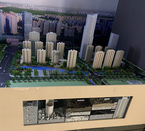 塔城市建筑模型